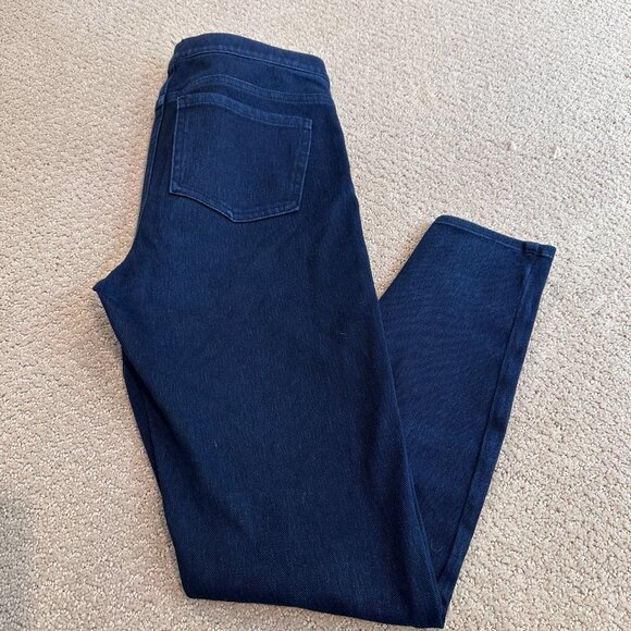 SPANX Jean-ish Ankle Leggings Pull On Shaping Jean Twilight Rinse MEDIUM #20018R - Picture 7 of 15